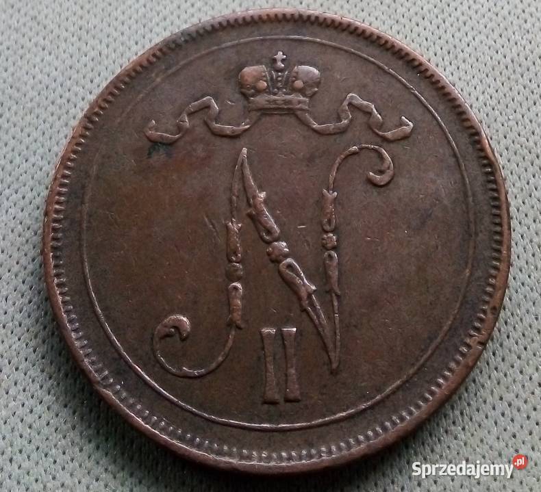 FINLANDIA10 PENNIA 1916 r OKUPACJA ROSYJSKA Legionowo