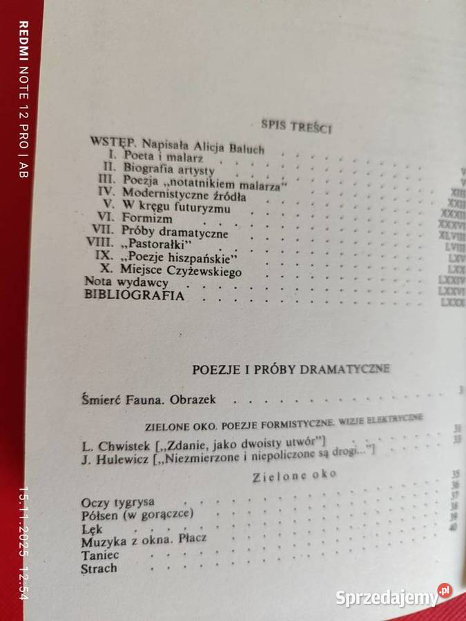 T Czyżewski Poezje i próby dramatyczne Katowice