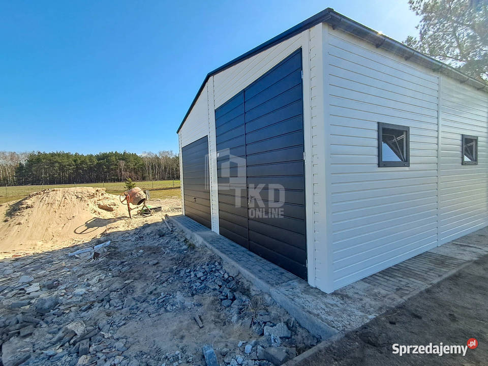 Hala 75x6m białybrama uchylna brama 4x okno Tczew