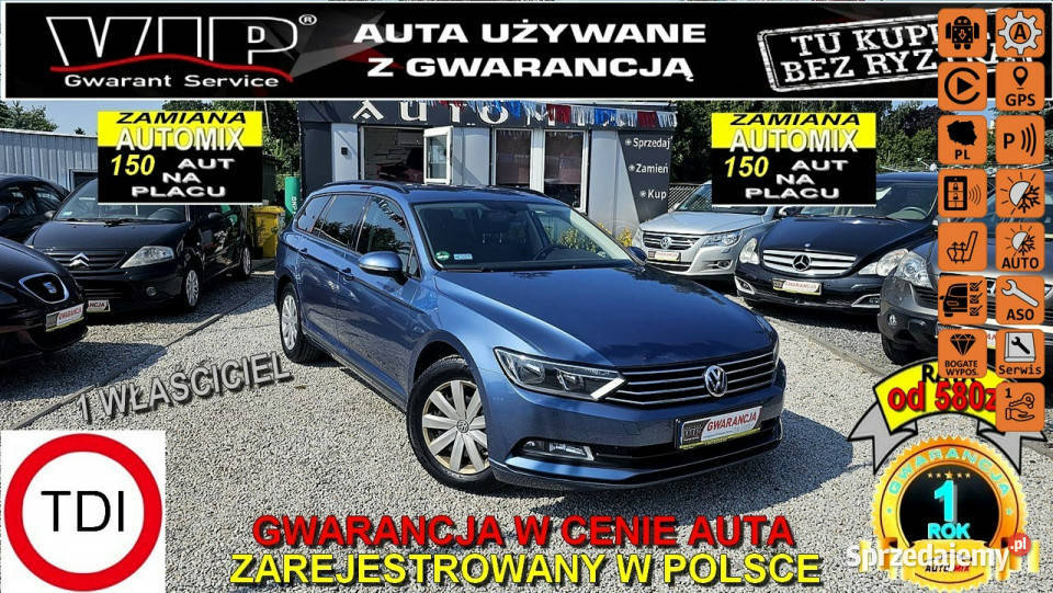 Volkswagen Passat 1 WŁ manual 20tdi 150 wyposaż ESP sprzedam