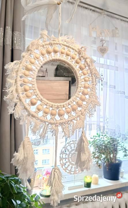 Lustro z łapaczem snów śląskie