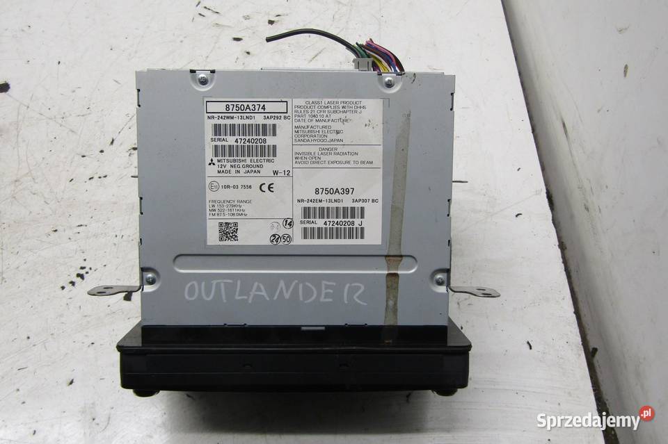 RADIO NAWIGACJA NAVI MITSUBISHI OUTLANDER III