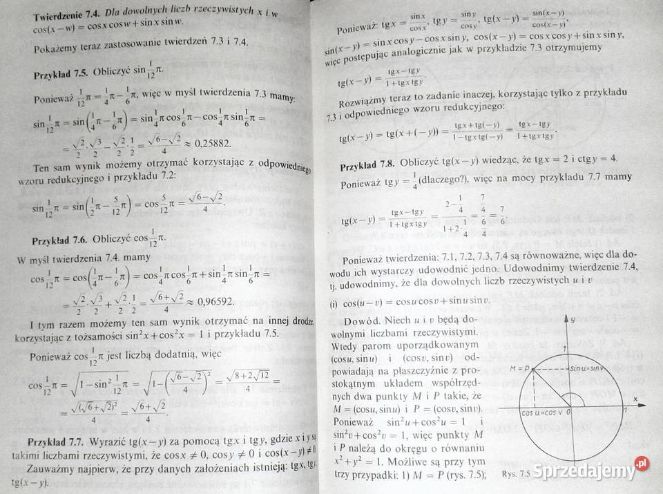 Matematyka 3 K Cegiełka J Przyjemski K Szymański sprzedam