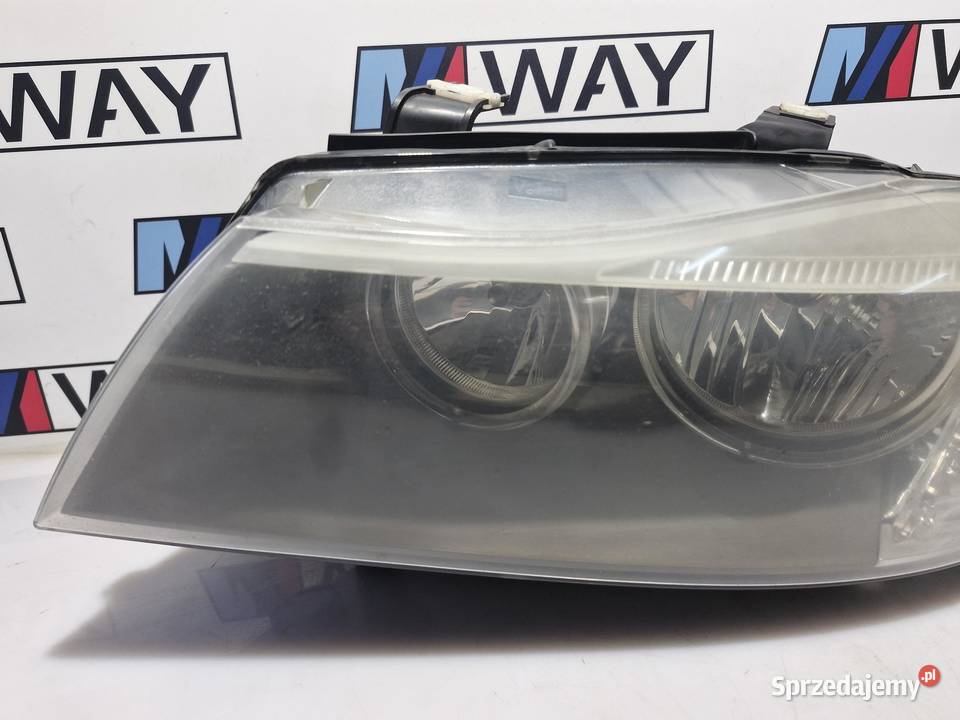 BMW E90 E91 LAMPA LEWA LEWY PRZÓD ORYGINAŁ Lampy przednie