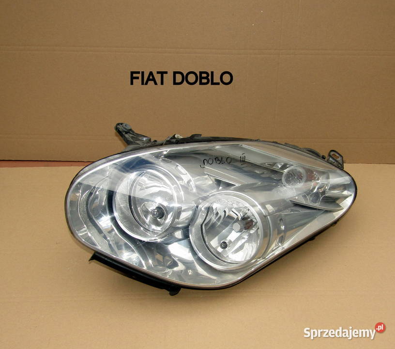 LAMPA PRZEDNIA LEWA FIAT DOBLO III osobowe łódzkie Mysłaków