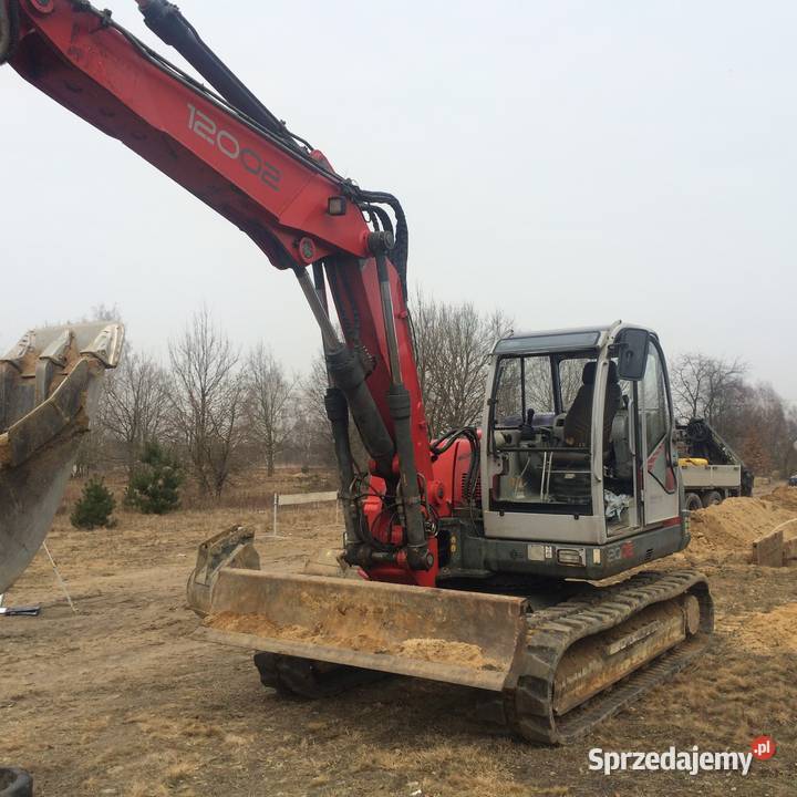 Koparka gąsienicowa 12 ton wynajem z operatorem Łódź