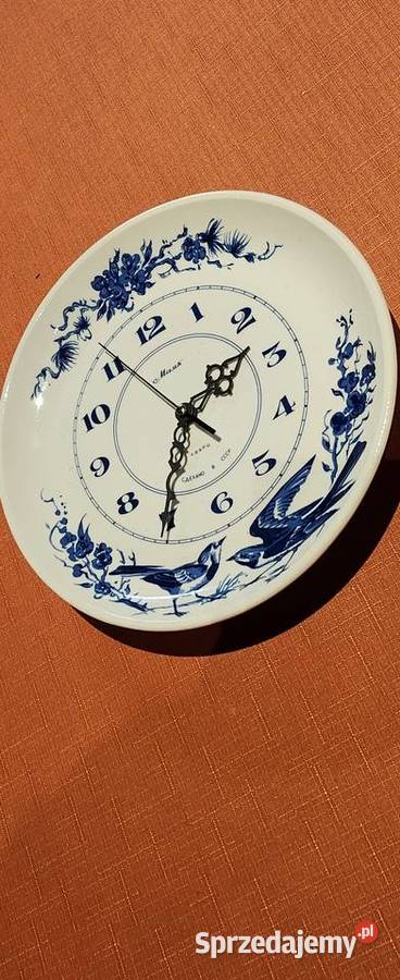 Porcelanowy zegar fajans śląskie Gliwice sprzedam
