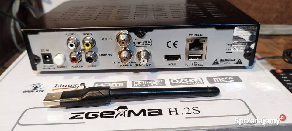 Zestaw do odbioru TV Sat ZGEMMA H 2S śląskie