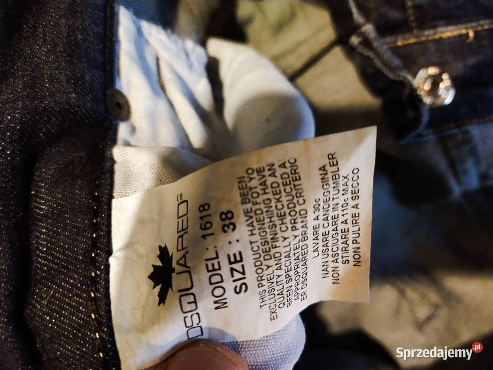 Spodnie Dsquared 2 38 Zielonki