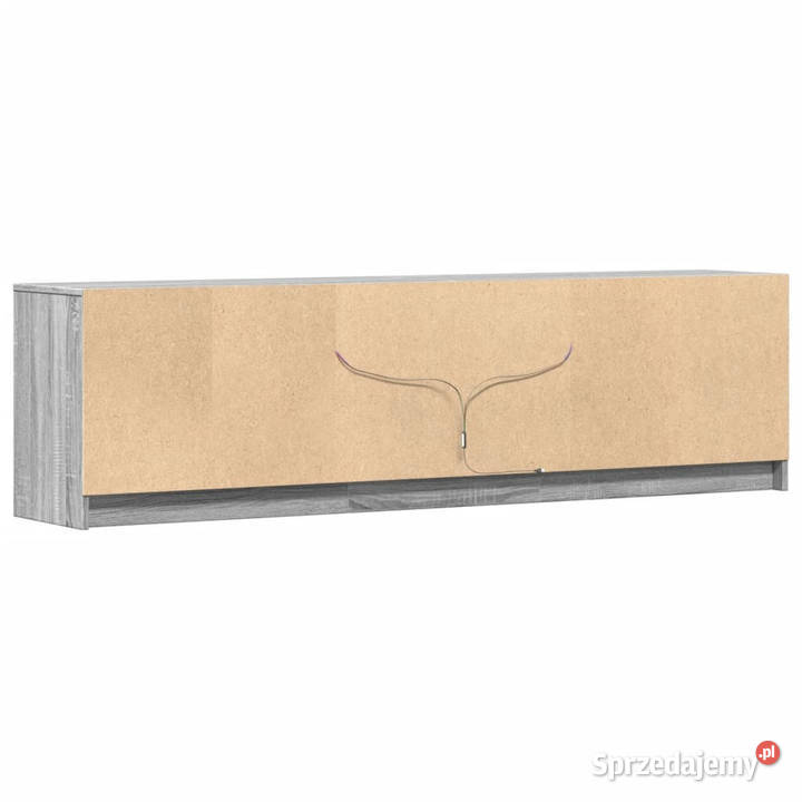 Szafka pod TV z LED szary dąb sonoma 180x34x50 Warszawa