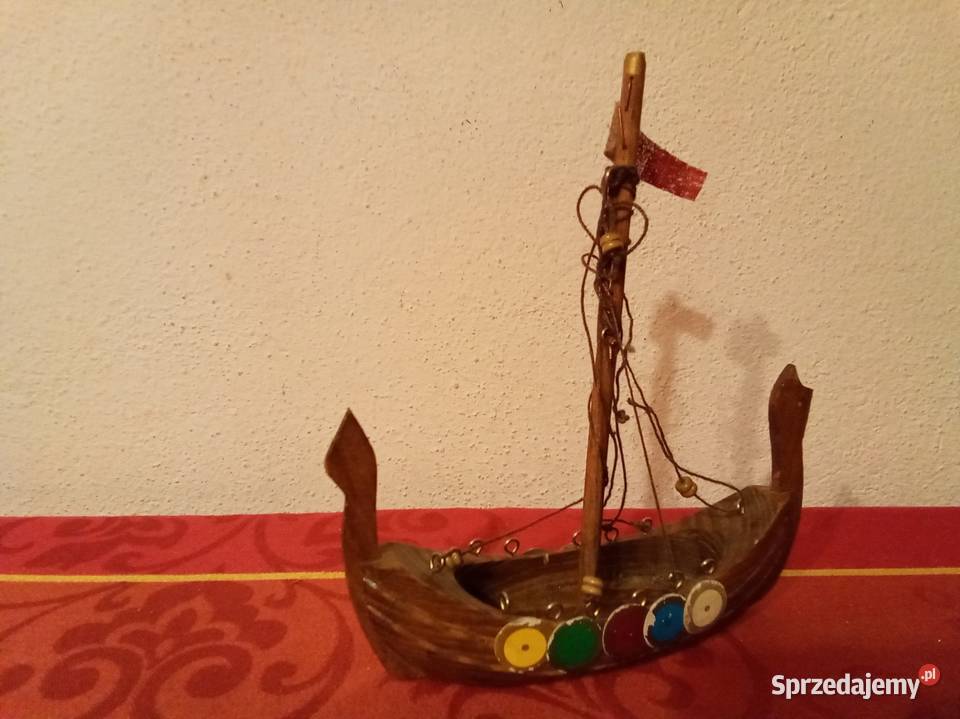 Łódź wikingów drewniana Warszawa sprzedam