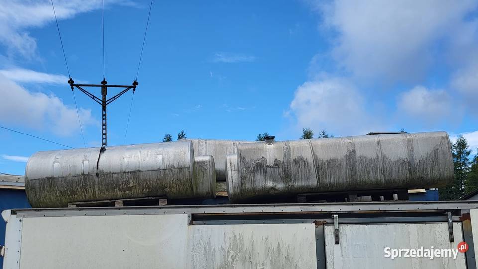 ALUMINIOWY PLASTIKOWY ZBIORNIK PALIWA SCANIA R pomorskie Sierakowice