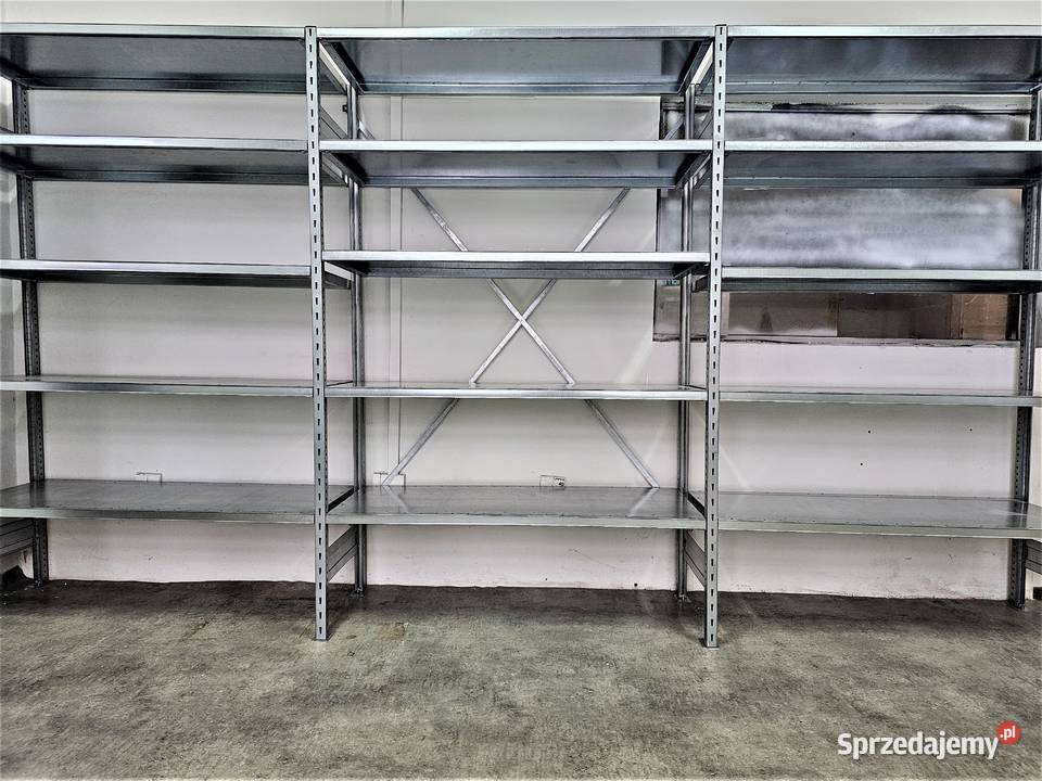Regał Magazynowy Metalowy Ocynkowany Garażowy Dzierżoniów