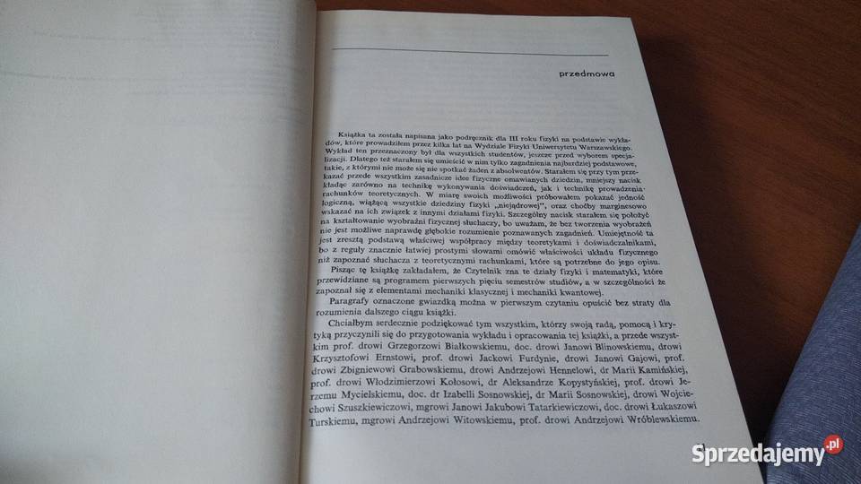 Wstęp do fizyki atomu cząsteczki i ciała stałego Gdańsk