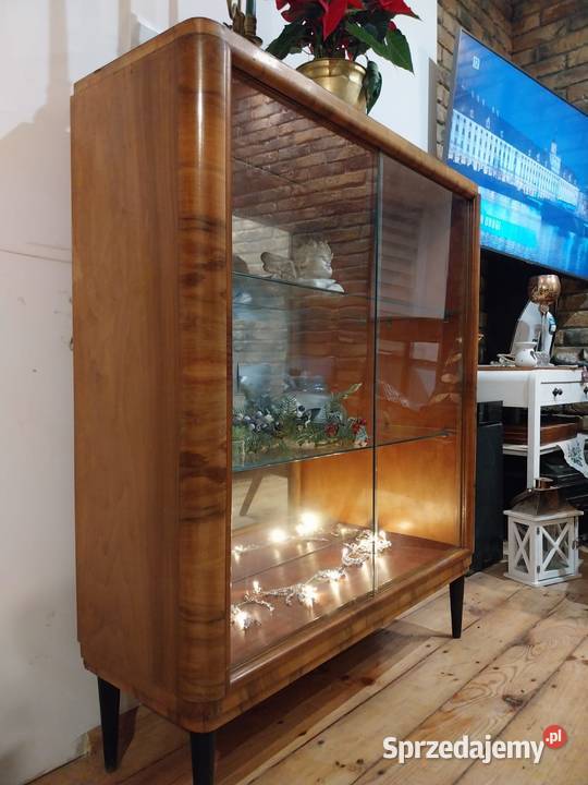 Witryna retro lata 50te serwantka gablota prl Gdańsk sprzedam