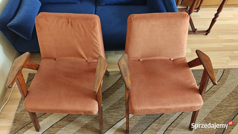 2 fotele z PRL gruntownej renowacji Sanok