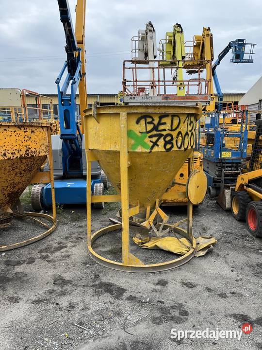 Pojemnik kosz lej do betonu 1500l Promet Poznań sprzedam
