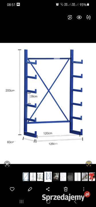 Regał wspornikowy małopolskie Sucha Beskidzka
