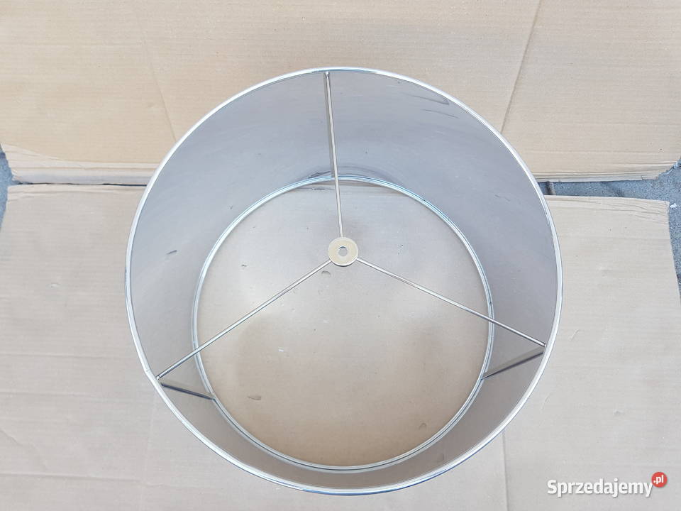Abażur do lampy WALEC CHROM 45 x 28 podkładka Abażury i klosze Warszawa