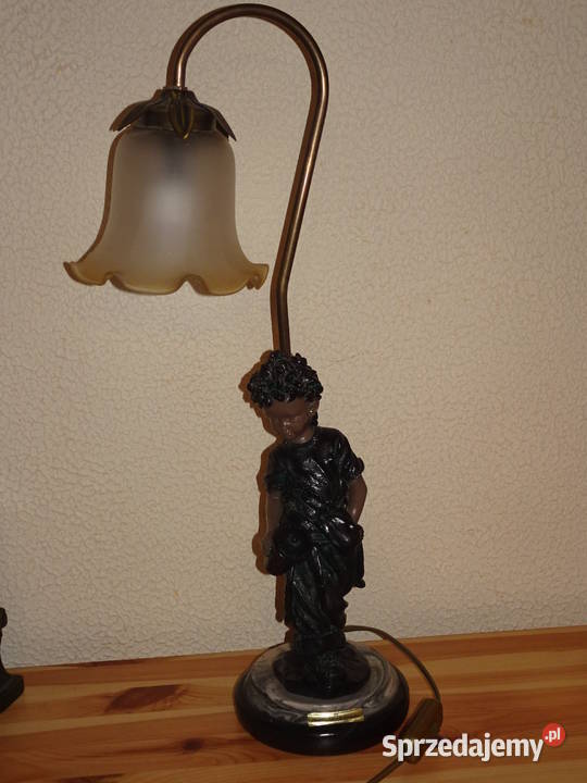 LAMPA Stojąca z PORTUGALII 58 z ALABASTRU z Wrocław