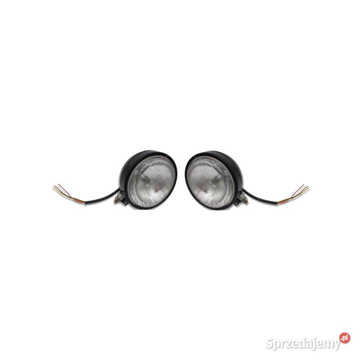 2x REFLEKTOR lampa MTZ T25 okrągły metalowy z Solec Kujawski sprzedam