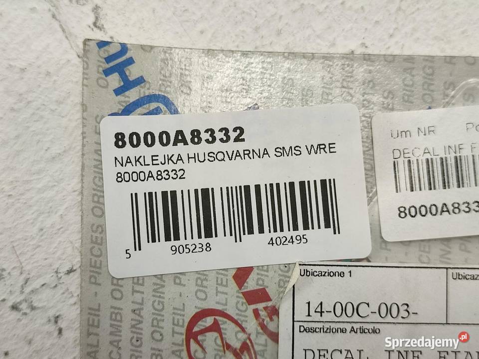 NAKLEJKA NA PRAWY BOCZEK HUSQVARNA SMS WRE 125 lubelskie sprzedam