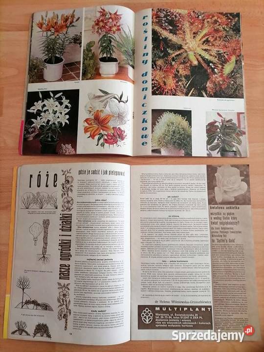 Kwiaty Czasopismo Kwartalnik 1989 PRL