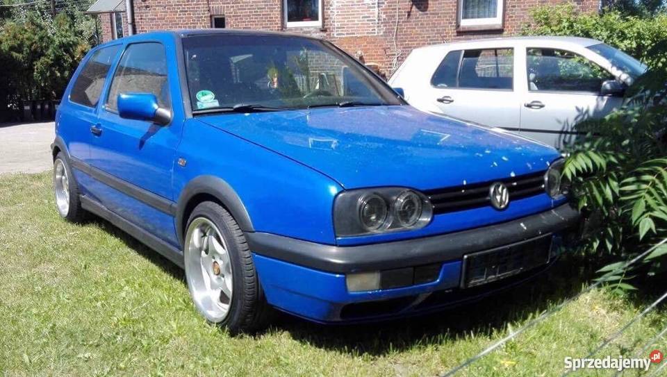 Vw Golf III 18 GT Gwint Klima Alu na części niebieski