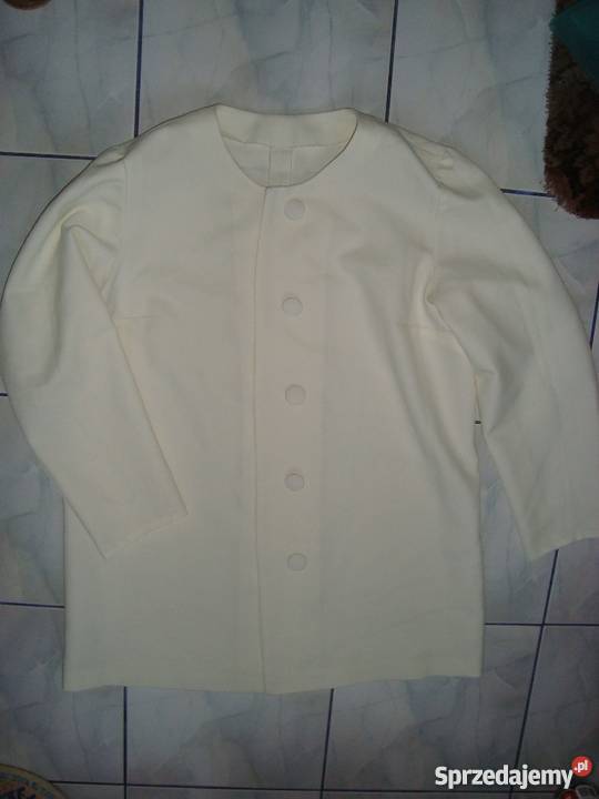 Żakiet rozpinany kremowy Ostrołęka