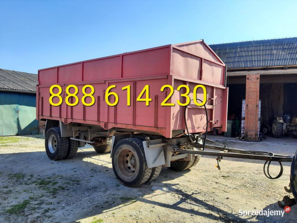 Przyczepa wywrotka na tył 14 ton Grębów