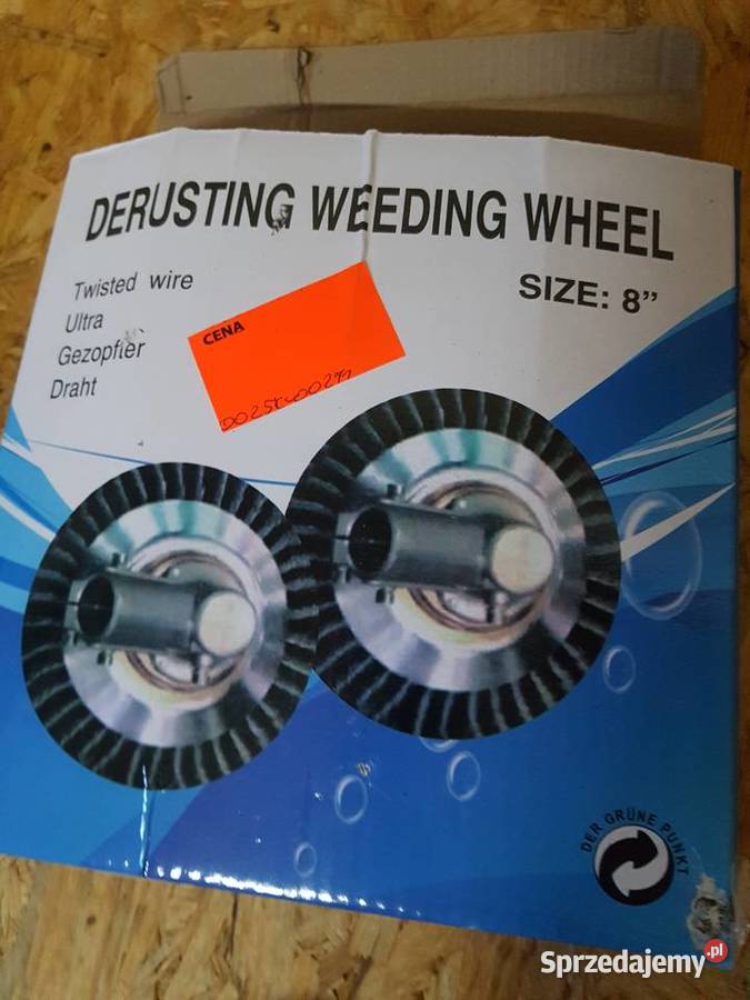 SZCZOTKA DRUCIANA DO KOSY 200 mm TARCZA cienka wielkopolskie Głogowa
