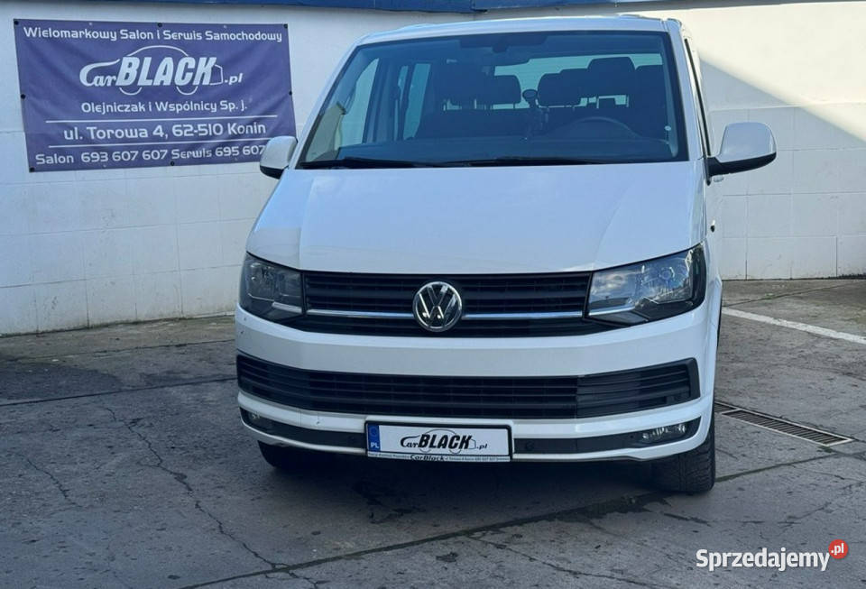 Volkswagen Transporter Salon Polska Bezwypadkowy klimatyzacja Konin
