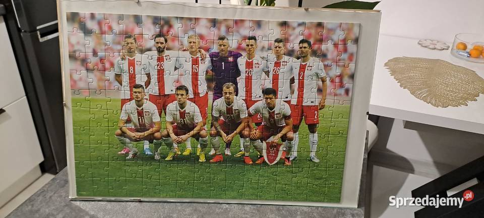 Reprezentacja piłkarska Legia puzzle w antyramie Ząbki