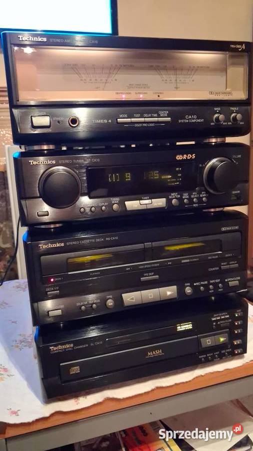 Kultowa mini wieża Technics SCCA10 Wieże i miniwieże Chorzelów