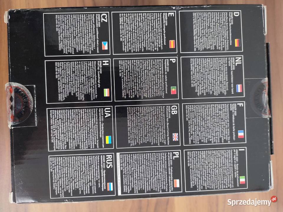 maszynka do strzyżenia AEG HSMR5550 Akcesoria do włosów Myszków