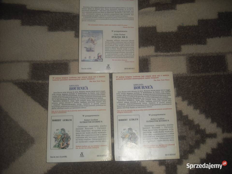 Książki sensacyjne ROBERT LUDLUM mazowieckie sprzedam