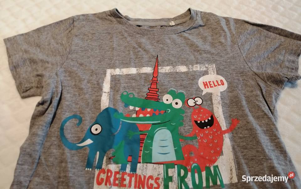 Koszulka krótki rękaw zwierzęta Bangkok 104 Smyk Rozmiar 104 Czeladź