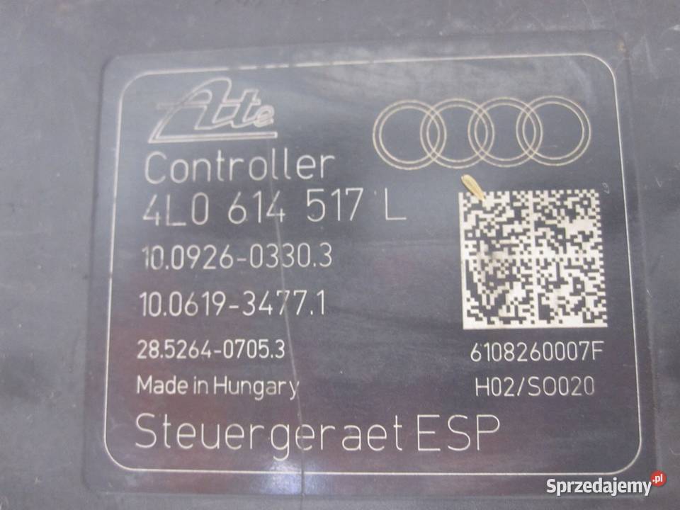 AUDI Q7 4L I 08r pompa ABS 4L0614517L Pompy hamulcowe