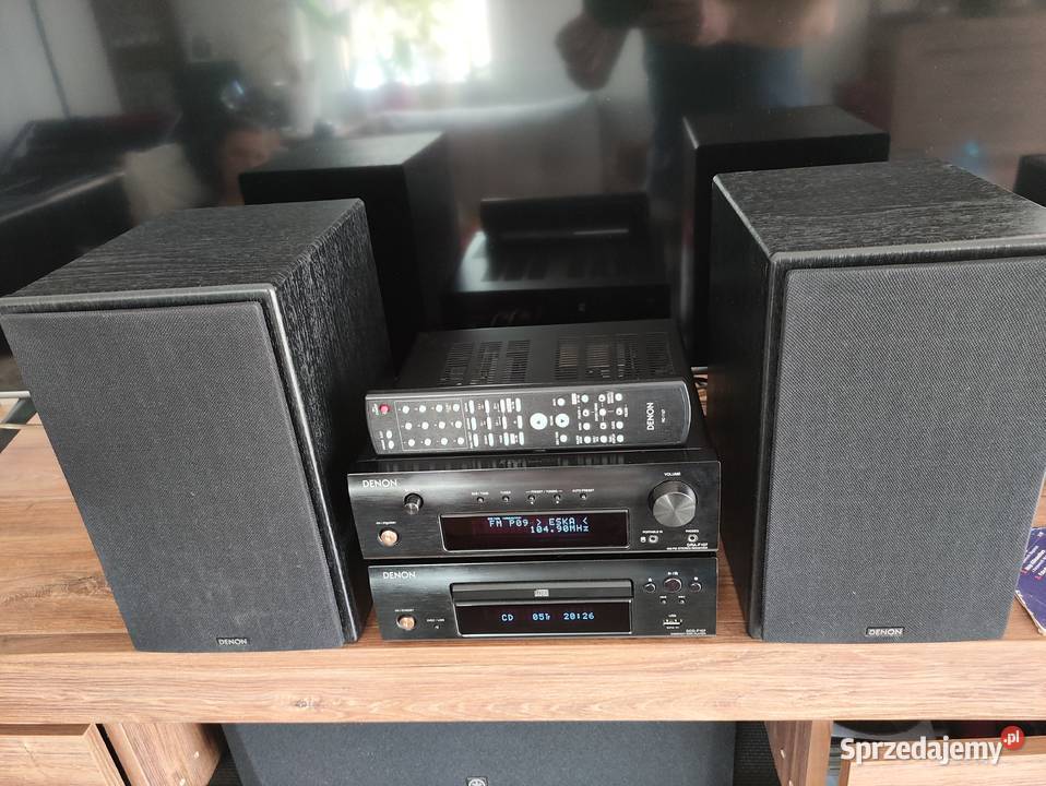Mocna wieża Denon F 107 idealny stan