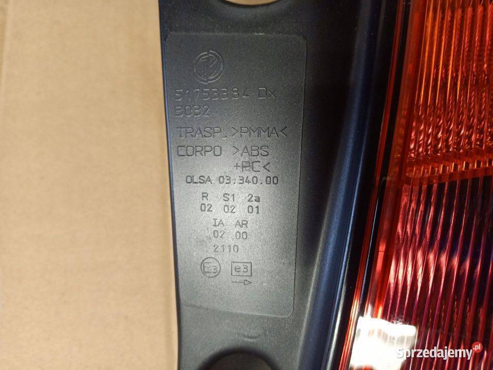 LAMPA TYŁ TYLNA LANCIA YPSILON II 20032006 NOWA Skarżysko-Kamienna