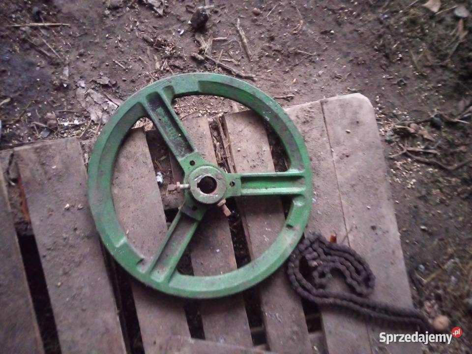 Koło pasowe wału wytrząsaczy separatora John Wólki