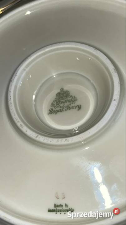 Sosjerka Łączka Royal Ivory Bohemia Made in Gdańsk