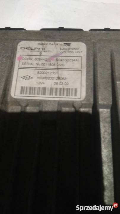 Komputer RENAULT CLIO II 15DCI 8200129063 osobowe Margonin