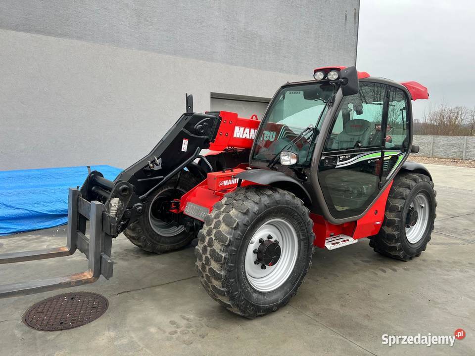 Ładowarka teleskopowa MANITOU MLT634 120 widły Brzeźnica