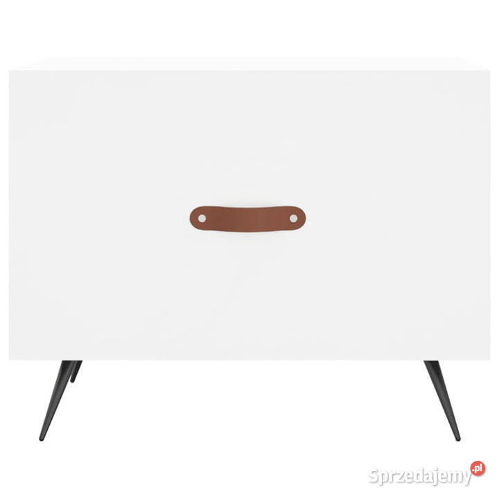 Stolik kawowy biały 50x50x40 materiał Warszawa