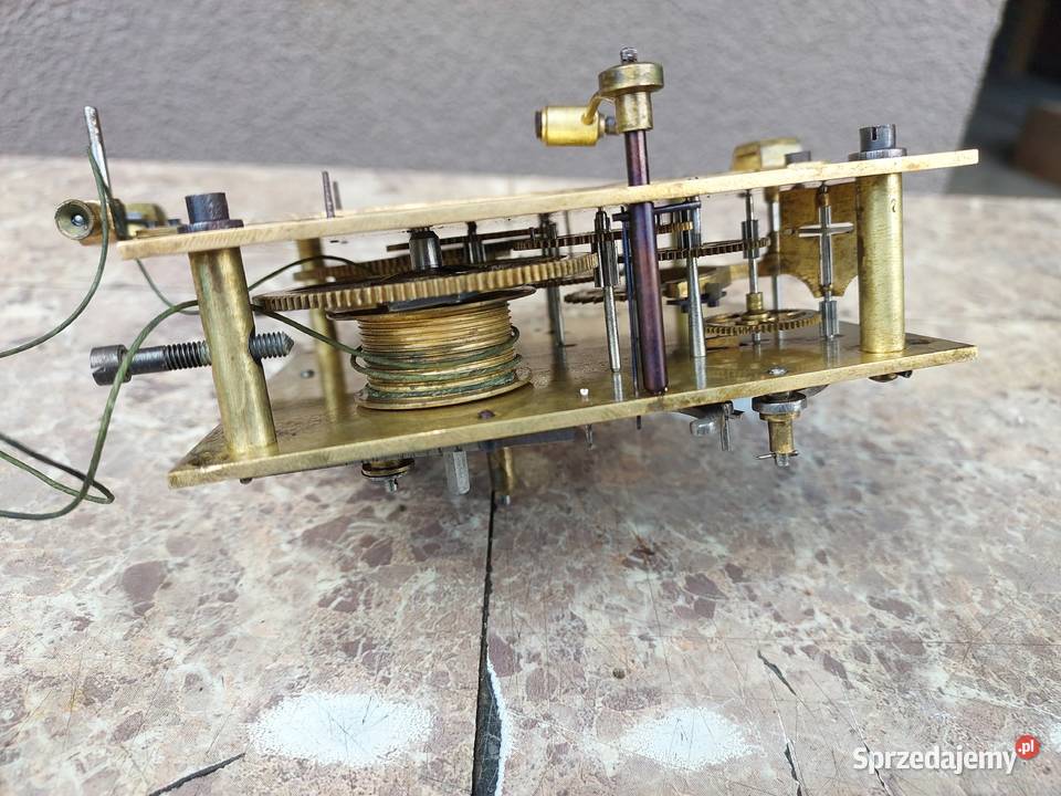 788 Mechanizm zegara linkowego żyłkowego Muller pomorskie Tczew