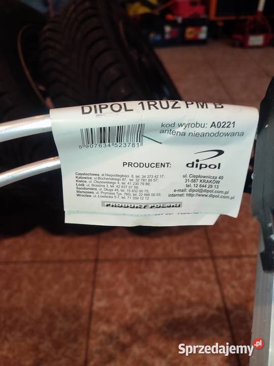 Antena radiowa Dipol 1RUZ PM B Anteny śląskie