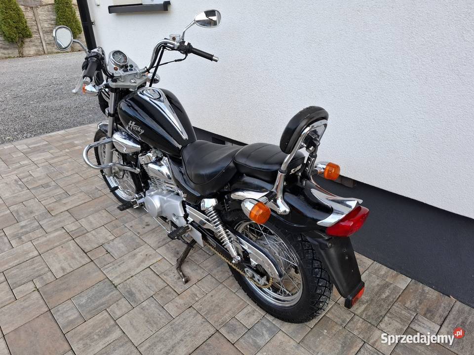 Sym Husky 125 1997 przebieg 16 519426269 czarny Chobrzany
