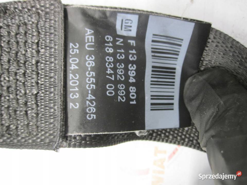 OPEL ZAFIRA TOURER C 13r pas bezpieczeństwa lewy osobowe Kielce