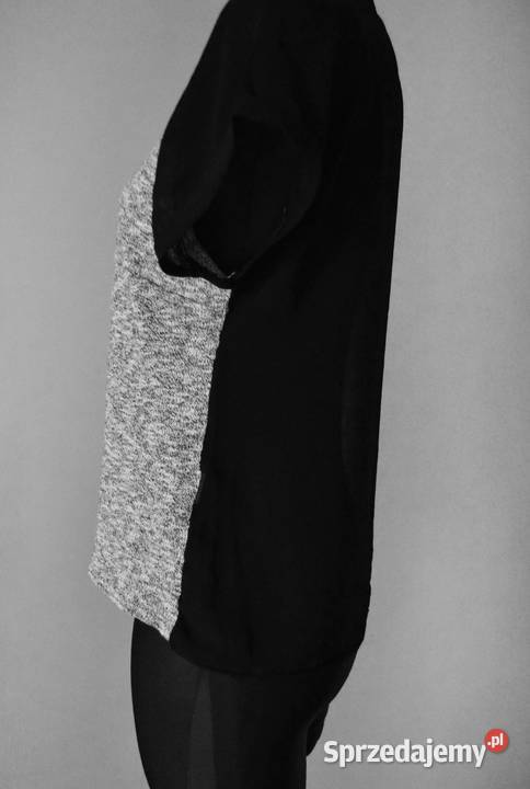 szara bluzka z prześwitującymi plecami L 40 Warszawa